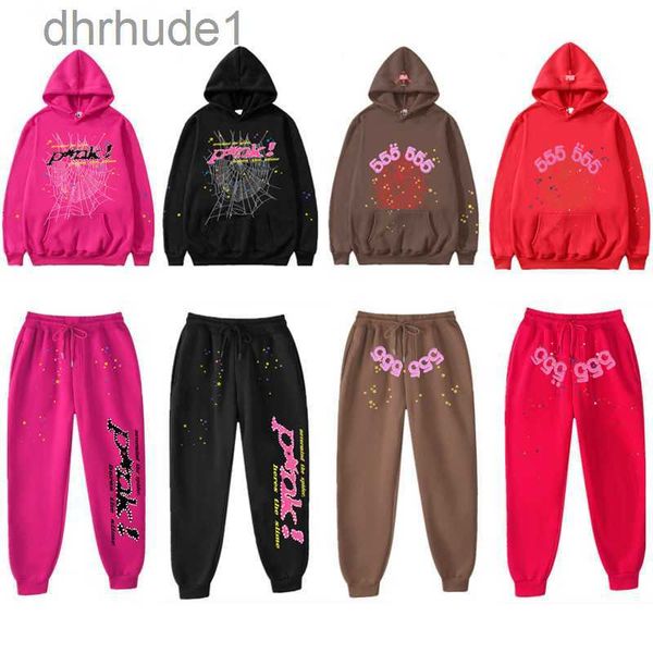 Tute da uomo Designer Tuta da uomo Felpa di lusso Spider 555 Tuta da uomo moda Sp5der Young Thug 555555 Pullover Rosa Tuta da donna VN1M