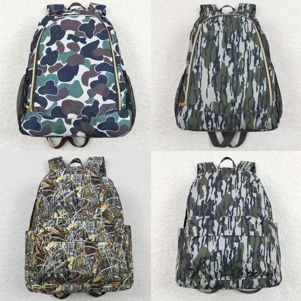 Atacado crianças camo mochila daypack criança bebê menino ao ar livre portátil crianças saco de escola 240115