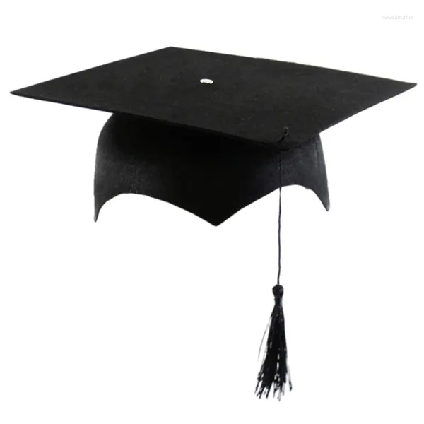 Berretti Cappello da laurea classico Laureato universitario Festa di laurea Po Props 2024