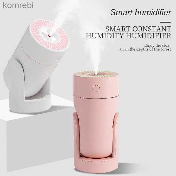 Umidificadores novo umidificador deslumbrante inteligente umidade constante usb casa desktop automático agitando cabeça spray purificador de ar l240115