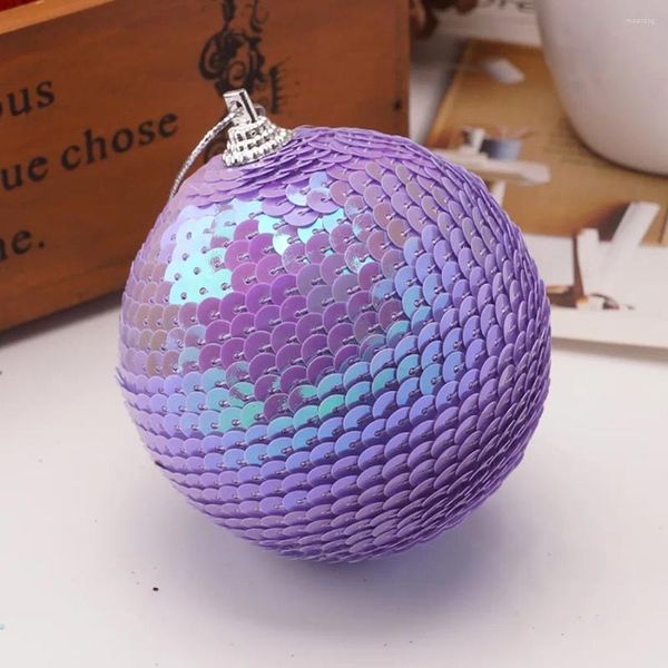 Noel Dekorasyonları Ev Ağacı Xmas Baubles Ball Süs Rhinestone Glitter 8cm Hangalar