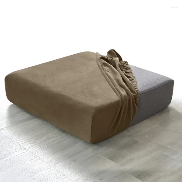 Yastık kadife kanepe koltuk kapakları oturma odası için peluş yumuşak streç kanepe slipcover mobilya koruyucusu