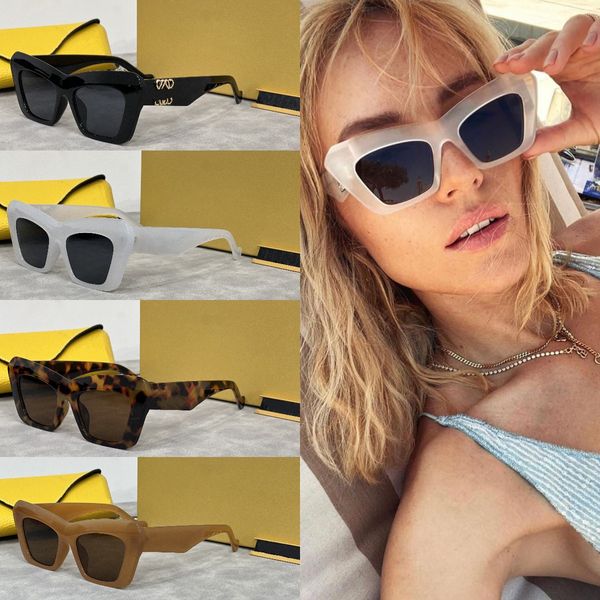 Óculos de sol feminino grande quadro moda compras viagens ao ar livre óculos mulheres anti-ultravioleta lente designer gato olho óculos sexy leopardo impressão férias estilo