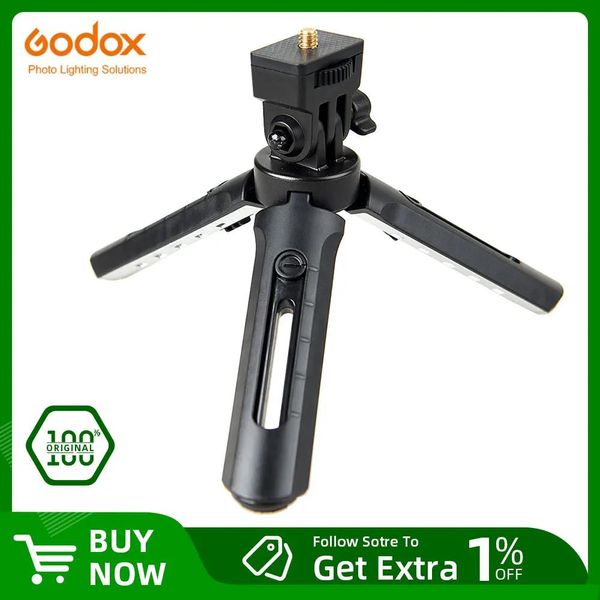 Acessórios Godox Mt01 Mini tripé dobrável suporte de mesa e estabilizador de punho para câmera digital Godox Ad200 Godox A1, Dslr, câmera de vídeo