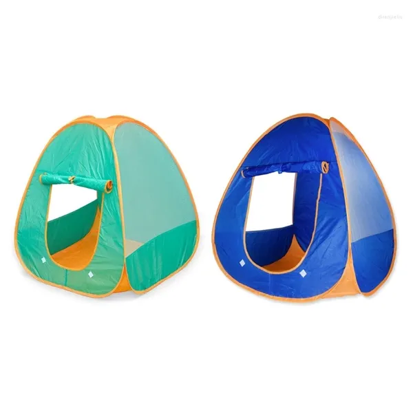 Палатки и приюты G92F Детская игровая палатка Большой всплывающий игровой домик Портативный детский шарик с ямами Складная вечеринка для детей в помещении или на открытом воздухе