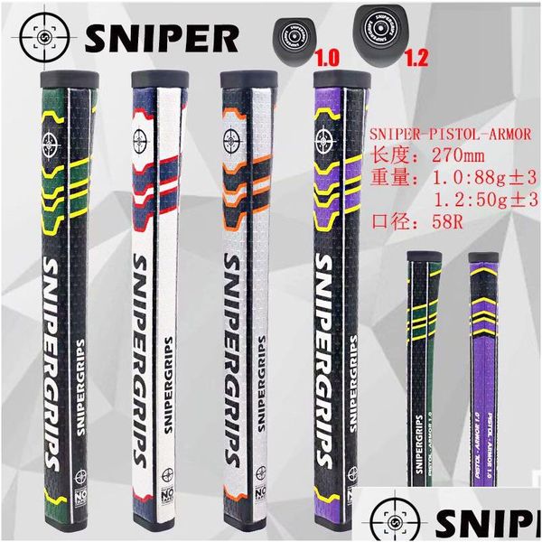 Club Grips Sniper S Yüksek Kaliteli Pu Putter 4 Renk Seçim 1 PCS/Lot Kulüpleri Damlası Teslimat Sporları Açık havada Kulüp Yapım Ürünleri DHE1X