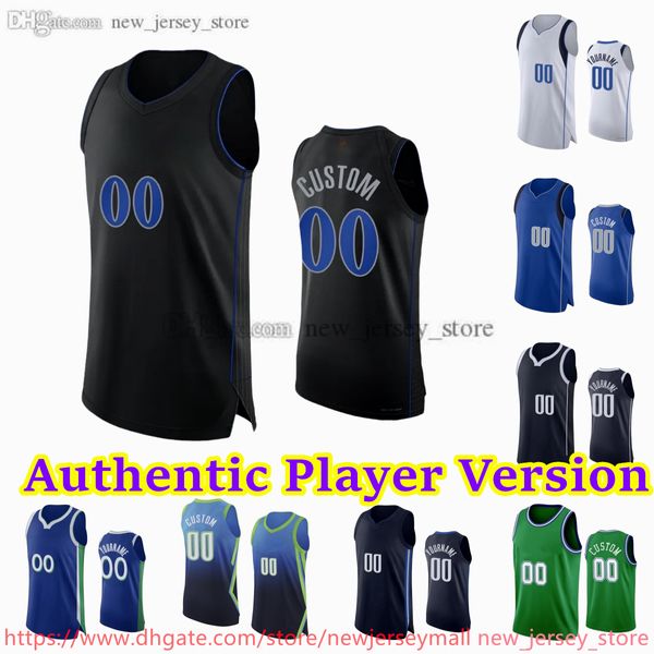 Versão personalizada do jogador Basquete 77 Luka Doncic Jersey AU Stitch 11 Kyrie Irving Tim Hardaway Jr. Josh Green Grant Williams Richaun Holmes Maxi Kleber Dereck Lively II