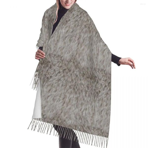 Sciarpe POLAR BEAR Donna Sacrf Marca Sciarpa invernale in cashmere Animal Designer Coperta primaverile Ladies Drop