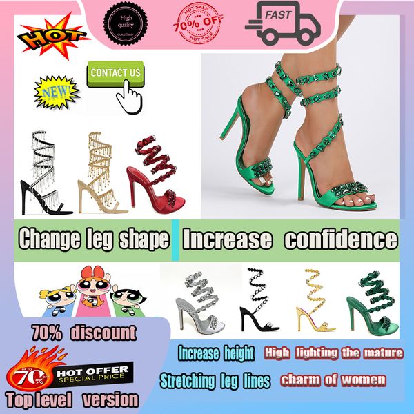 Дизайнерские повседневные туфли на платформе, украшенные кристаллами для женщин. Тонкий каблук, маленькая круглая головка, шелковая атласная поверхность, заклепки, маленький ромб. Увеличение роста.