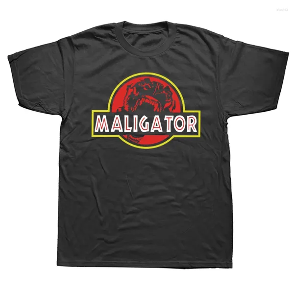 Männer T Shirts Maligator Malinois Hund Belgischer Schäferhund Grafik Baumwolle Streetwear Kurzarm Geburtstag Geschenke Sommer Stil T-shirt Männer