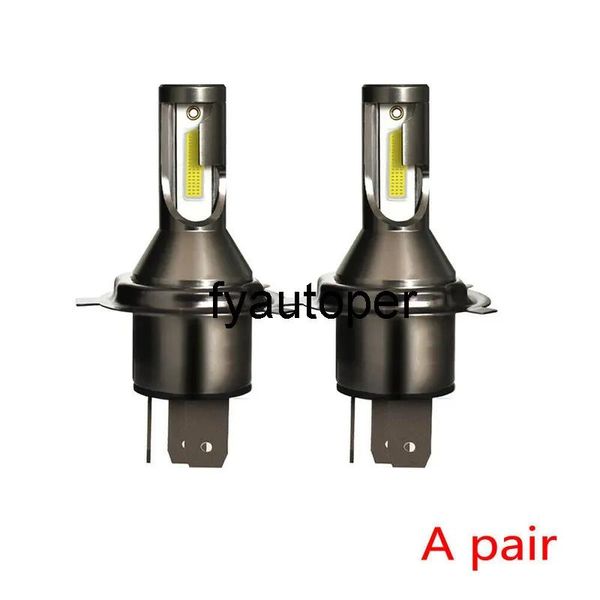 Lights 2pcs автомобильная настройка H4 9003 Светодиодные лампочки автомобильные грузовики Highlow Dual Beam 6000K Белый 13000 лм универсальный автомобильный интерьер