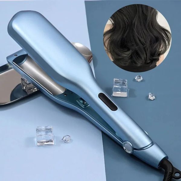 Tarak saç şekillendirme kıvrımlı şekillendirme aracı dalga kıvırıcı stil çubuğu negatif iyon su dalgalanma saç modeli alet 240115