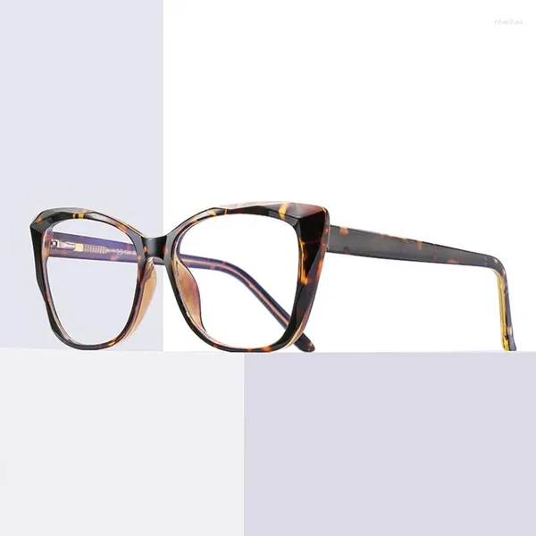 Güneş Gözlüğü Çerçeveleri Plastik Çerçeve Gözlükler Tam Jant Gözlük Varış Moda Mavi Anti-Blue Ray Kadın Stil Optik Gözlük Satış