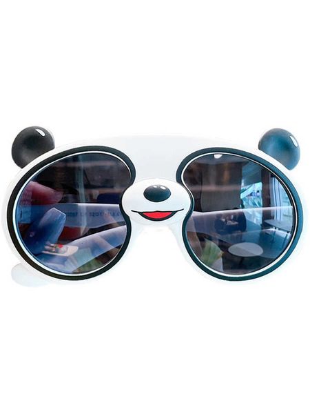 14. Occhiali da sole alla moda da cartone animato polarizzati in silicone per bambini, simpatici occhiali da panda, parasole anti viola