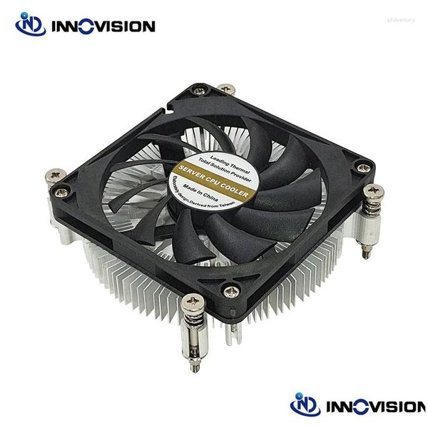 Fan Soğutma Bilgisayar İnce Aktif CPU Soğutucu Takım Intel LGA755 1150 1151 1155 1156 1200 Alüminyum Soğut