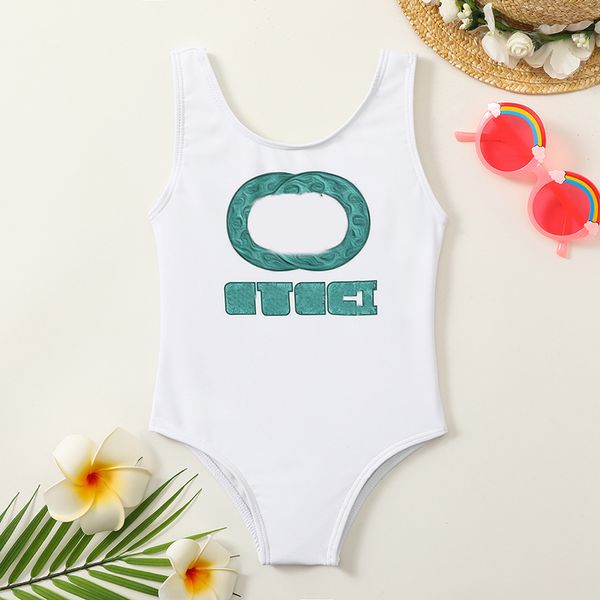 Casual meninas swimwears clássico algodão crianças conjunto de maiô duas peças maiôs verão crianças banho confortável respirável biquíni CSD2401162-6