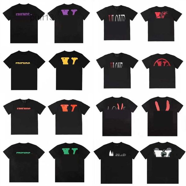 Hip-Hop-Baumwoll-Designer-T-Shirts für Männer und Frauen, Off-V-Shirt, übergroß, kurzärmelig, Smiley-Gesicht, Trend, modischer Druck, Sweat-T-Shirt, Rundhalsausschnitt, Vintage-Tops 6WDI