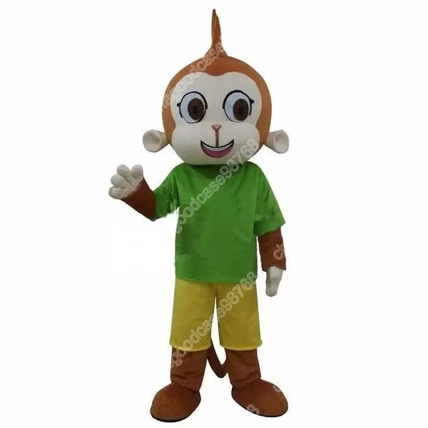 Desempenho macaco mascote traje halloween fantasia vestido de festa personagem dos desenhos animados terno carnaval adultos tamanho aniversário ao ar livre outfit