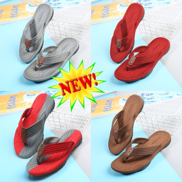 Designer-Sandalen für Herren, Kissen-Hausschuhe, Sandalen für Damen, Krankenhaus-Sommer-Leder, Plateau-Sandalen, flache Schuhe, EUR 36–46