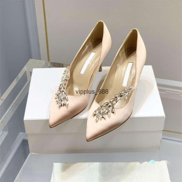 Scarpe eleganti firmate Donna Tacchi a spillo Strass Brillanti Sandali estivi in seta da donna sexy 35-40