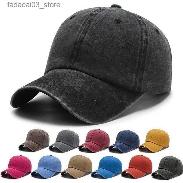 Cappellini da baseball Nuovo berretto da baseball unisex Uomo Donna Cappello da snapback Cappello da papà retrò Berretto da sole estivo Berretto da baseball per uomo e donna Cappello all'ingrosso Q240116