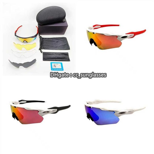 Occhiali da sole stile quercia moda VR Julian-Wilson motociclista firma occhiali da sole sport sci UV400 occhiali Oculos per uomo 20 pezzi / lotto PTM9