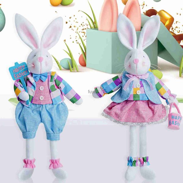 Outros suprimentos para festas de eventos Boneca de coelhinho da Páscoa Cesta de Páscoa Coelho Primavera Caça Festa Casa DIY Decoração 2024 Feliz Dia de Páscoa Presente para menino menina YQ240116