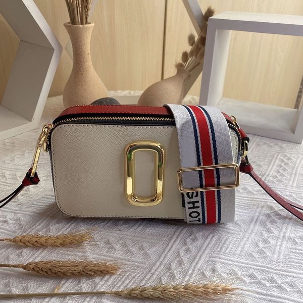 Bolsa de designer 2024 moda bolsa de ombro luxo mulheres instantâneos pequena bolsa de câmera cor sólida versátil bolsa de corpo cruzado alça de ombro ajustável bolsa crossbody