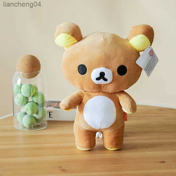 Gefüllte Plüschtiere, 28 cm, Rilakkuma-Plüsch-Teddybär, gefüllte Puppe, Kawaii-Bär, Plüschtiere, schöne Tierspielzeuge, Hobbys, Anime-Raumdekoration, Weihnachtsgeschenke