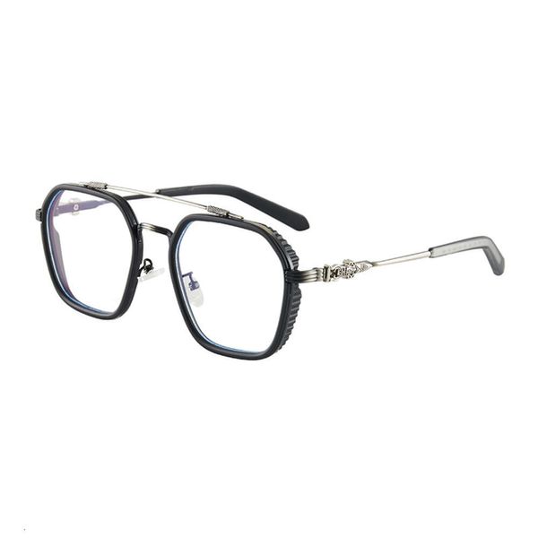 2024 Designer de luxo CH óculos de sol para mulheres cromos armações de óculos masculino novo irregular poligonal plano grosso coração óculos quadro senhoras unissex óculos 2W19