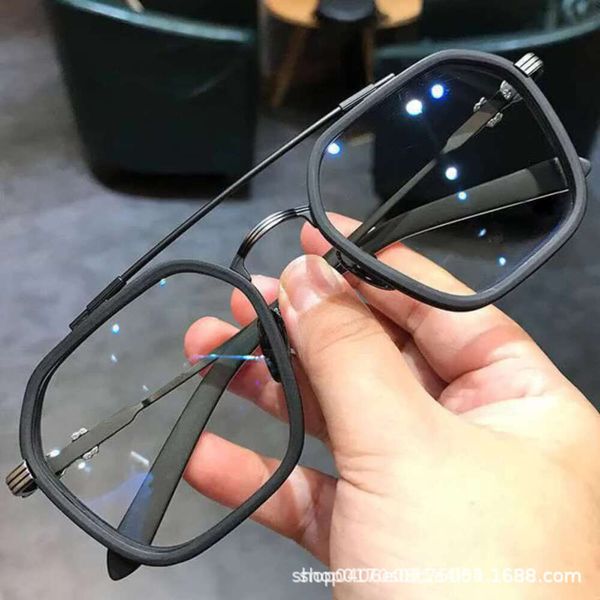 2024 Luxusdesigner CH Sonnenbrille für Männer Frauen Chrom Gläsern Rahmen Neue Myopie Populär Mode Herz Brillen Rahmen Mann Unisex Hochqualität