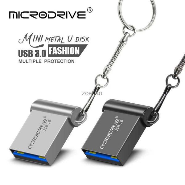 USB-флеш-накопители, новейшая металлическая флешка USB 3,0, 64 ГБ, 128 ГБ, 32 ГБ, высокоскоростная супер мини-флешка, USB-накопитель