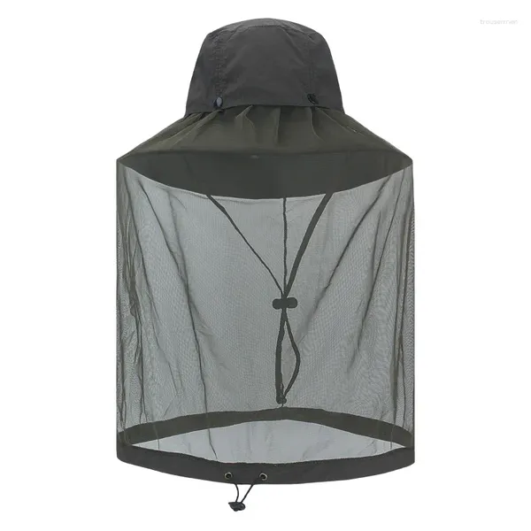 Berets Grenzüberschreitende Hüte Männlich Angeln Sonnenhut Sommer Outdoor Anti-moskito Mesh Weibliche Anti-uv-Fischer