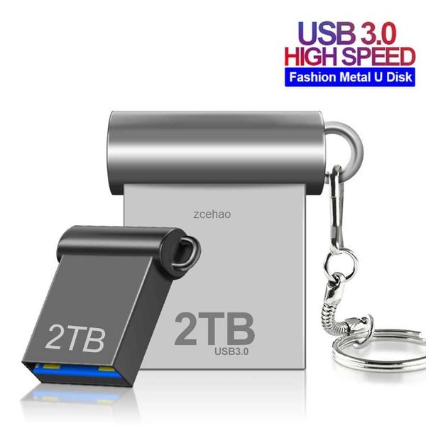 Chiavette USB Nuovo 2024 Pen Drive 2TB Usb 3.0 ad alta velocità Pendrive 1TB Argento Cle Usb Flash Drives 512GB Memoria Usb TYPE C Stick Spedizione gratuita