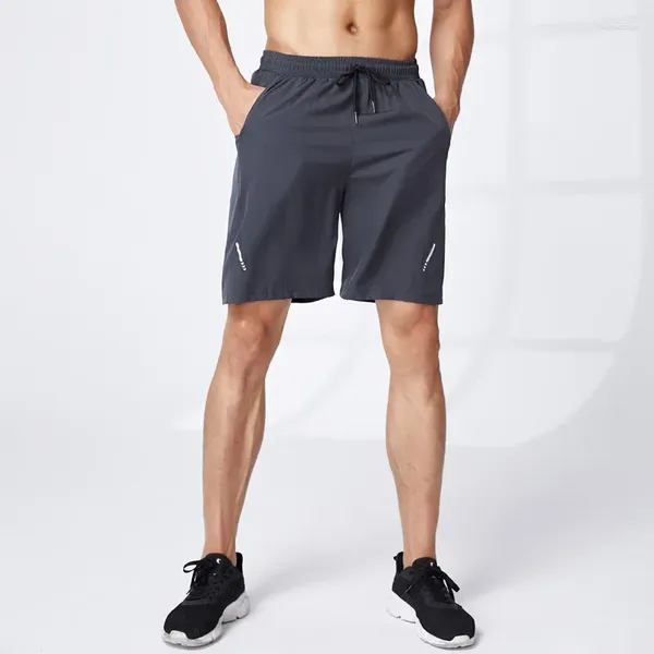 Pantaloncini da corsa LUlogo 2024 Uomo Quick Dry con tasca Pantaloni corti da palestra casual Basket stretti Jogging Summer Bodybuilding Breatha