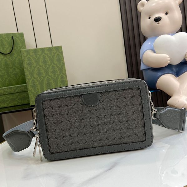 Mini bolsa de mão crossbody designer saco vintage feminino bolsa de ombro clássico lona carta zíper caixa sacos quadrado embreagem saco celular bolso bolsa alça removível