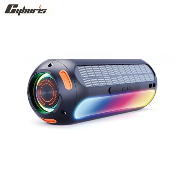 Speakers S8 Tragbare Bluetooth-Lautsprecher, 20 W HD lauter Stereo-Sound, kabellose Lautsprecher, RGB-Blinklichter, IPX7 wasserdicht für Zuhause/Camping