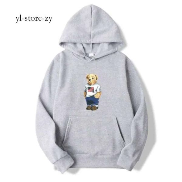 Polo Hoodie Tasarımcı Mens Tech Polar Mektup Baskı Polo Bear Uzun Kollu Sweatshirts Kadın Moda Polo Gömlek Külot Açık Hava Dışarıda 3468 1291