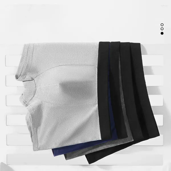 Mutande da uomo comode in cotone rigonfio U Pouch Intimo bauli Boxer sexy Pantaloncini Slip Camicia da notte da bagno da uomo