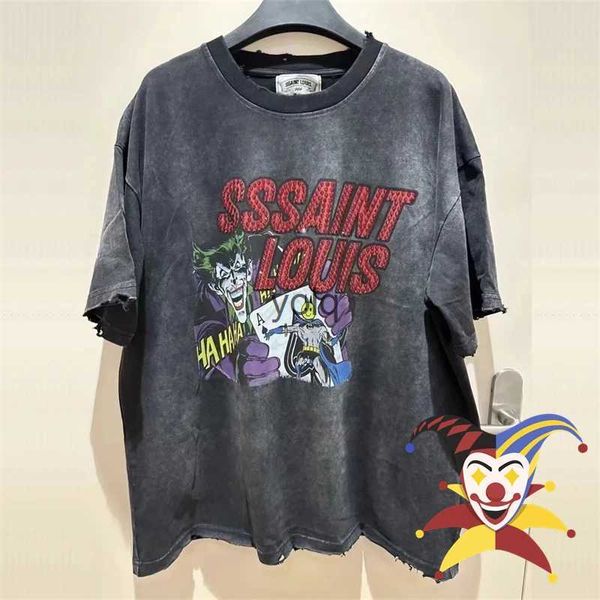 T-shirt da uomo Joker Carnival Saint Louis T-shirt Uomo Donna Alta qualità Imbue Diamond Michael Top Tee T Shirtyolq