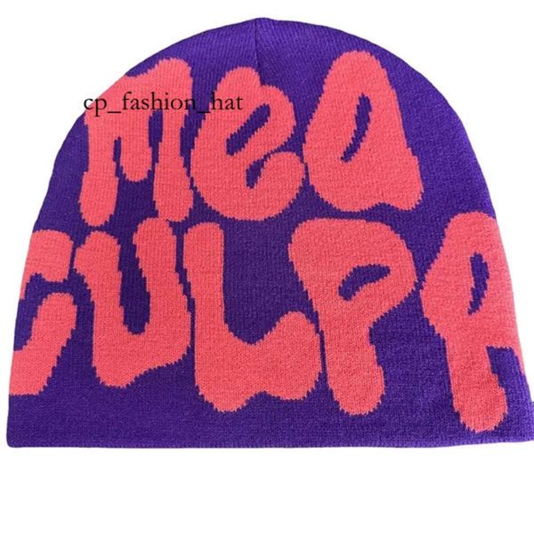 Cappelli di lusso Designer Donna Rosa Y2k Beanie per uomo Culpas Moda Casual Autunno Inverno Calore Casquette Regalo di Natale Amanti Berretto a maglia Morbido Cappelli di volpe bianca 8593