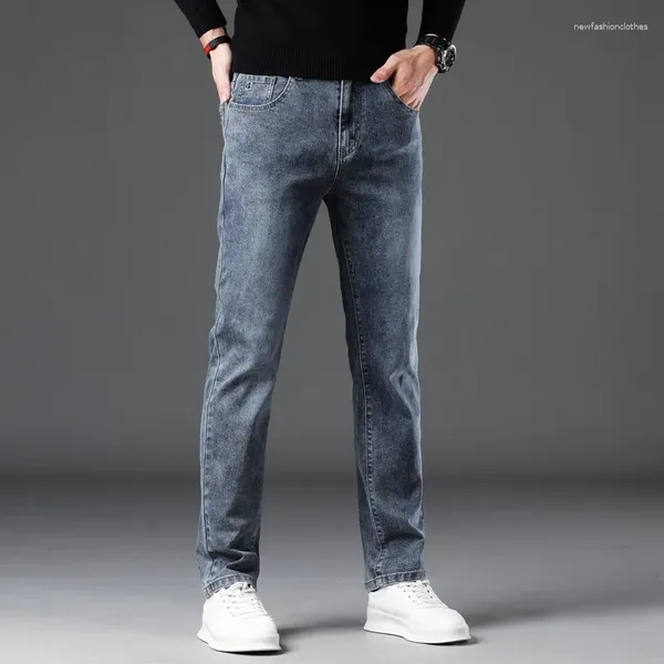 Jeans da uomo Arrivi Denim per pantaloni casual elasticizzati per tutti i abbinamenti Pantaloni classici taglie forti alla moda da uomo