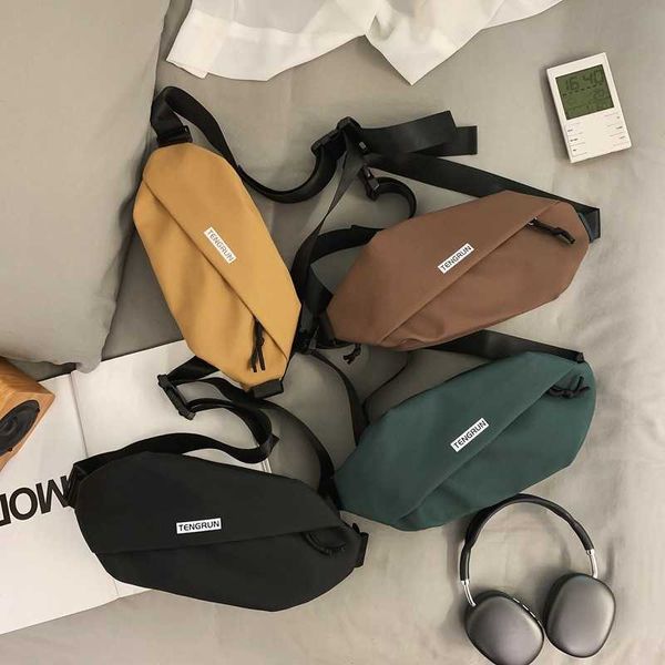 Taille Taschen Ins Brusttasche Herrenmode Marke Student Umhängetasche Große Kapazität Kleiner Rucksack Mädchen Freizeit Sport Waistpack