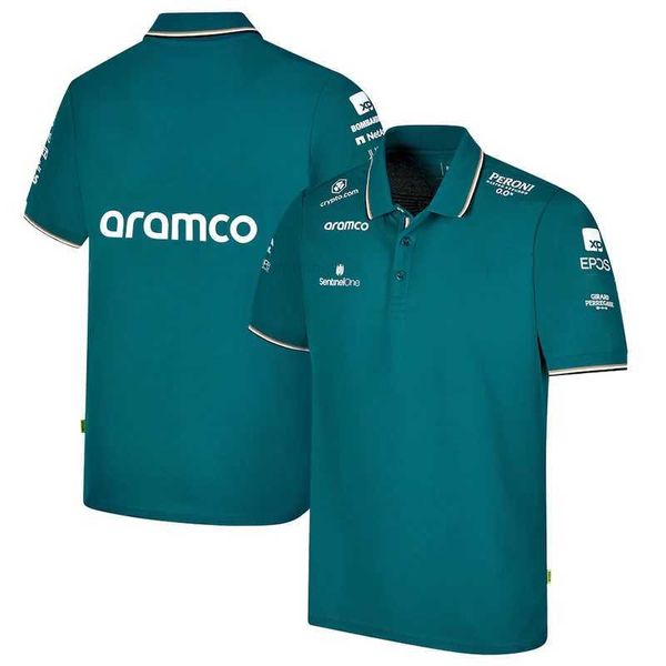 Les fans de la nouvelle équipe F1 Racing Green Team peuvent personnaliser gratuitement le même T-shirt POLO à manches courtes, 2023