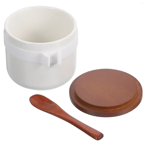 Geschirr Sets Keramik Gewürzglas Home Küche Flasche Box Set Salz Zucker Kreative Halter Kanister Gläser Würze Mit