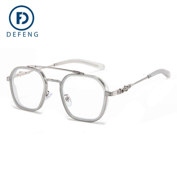 2024 Luxus-Designer-CH-Sonnenbrille für Damen, verchromt, Brillengestelle, Herrenbrille, große Myopie, modisch, neue flache Linse, Herz-Brillengestell, Damenbrille 0LK4