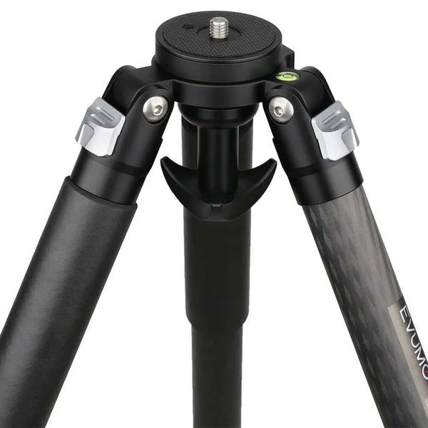 Tripodlar DSLR Kamera Heavy Hizmet Profesyonel Cep Telefonu Tripod Stand 75mm kase adaptörü Max Tüp 32.5mm ET7CL240115