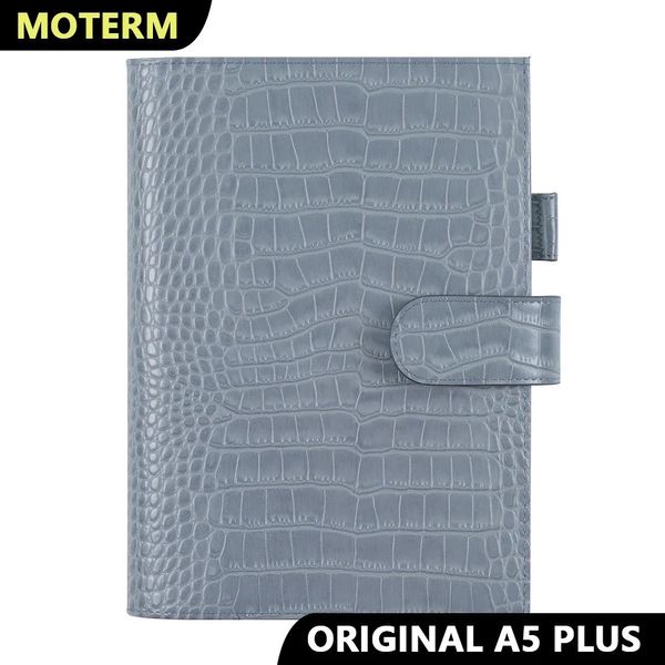 Moterm Serie Originale A5 Plus Cover per Notebook Hobonichi Cousin A5 Vera Pelle Grana Croc Planner Agenda Agenda Diario 240115