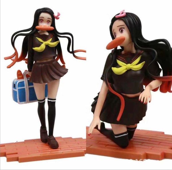 Action Figures Toy Demon Slayer Figura Kamado Nezuko Y Girl Kimetsu No Yaiba Mitsuri Figurina nuda Modello Doll Toys T220819 D Dhxcd