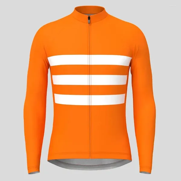 Yarış ceketleri klasik erkek bisiklet forması uzun kollu üstler bisiklet mtb yokuş aşağı gömlek yol bisiklet takımı yaz spor giyim